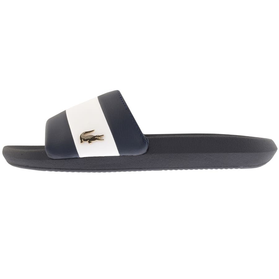 Alternative Image for ProductLacoste Croco Sliders Navy2